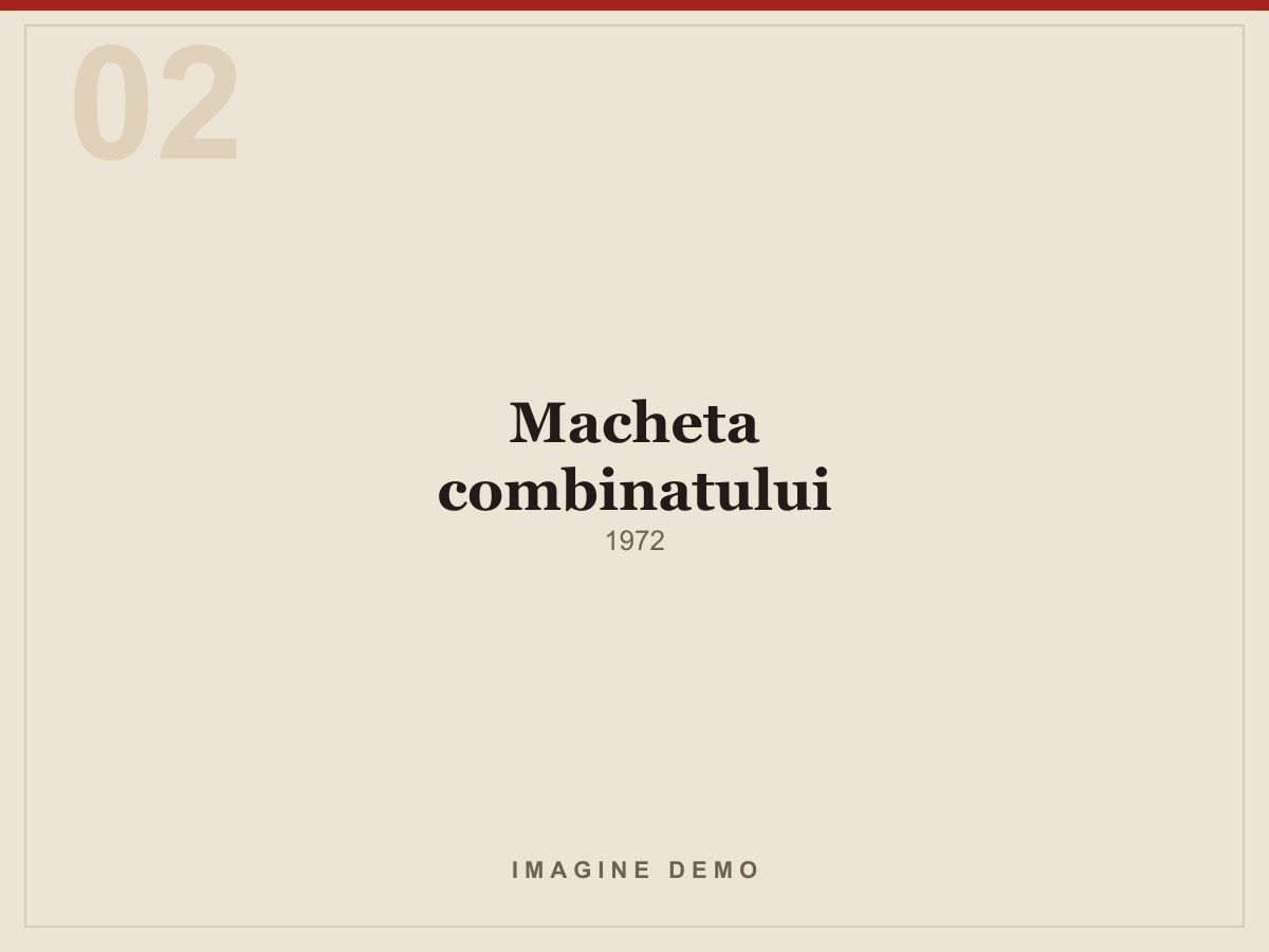 Macheta combinatului